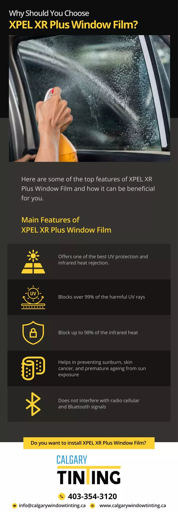 why should you choose xpel xr plus window film