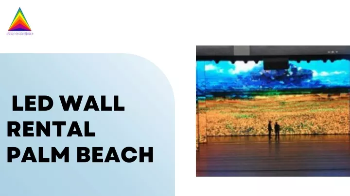 led wall rental palm beach