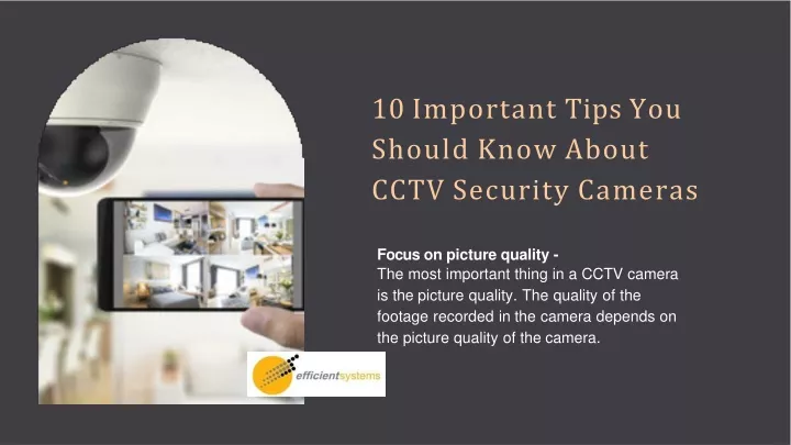 10 important tips you should know about cctv