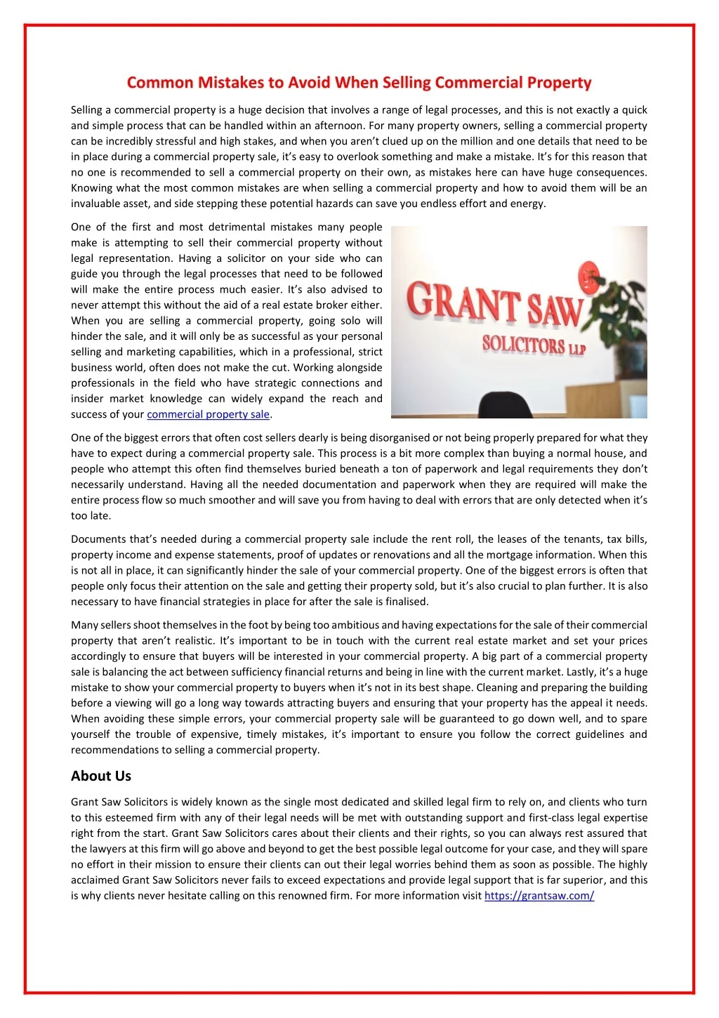 PPT - Common Mistakes to Avoid When Selling Commercial Property ...