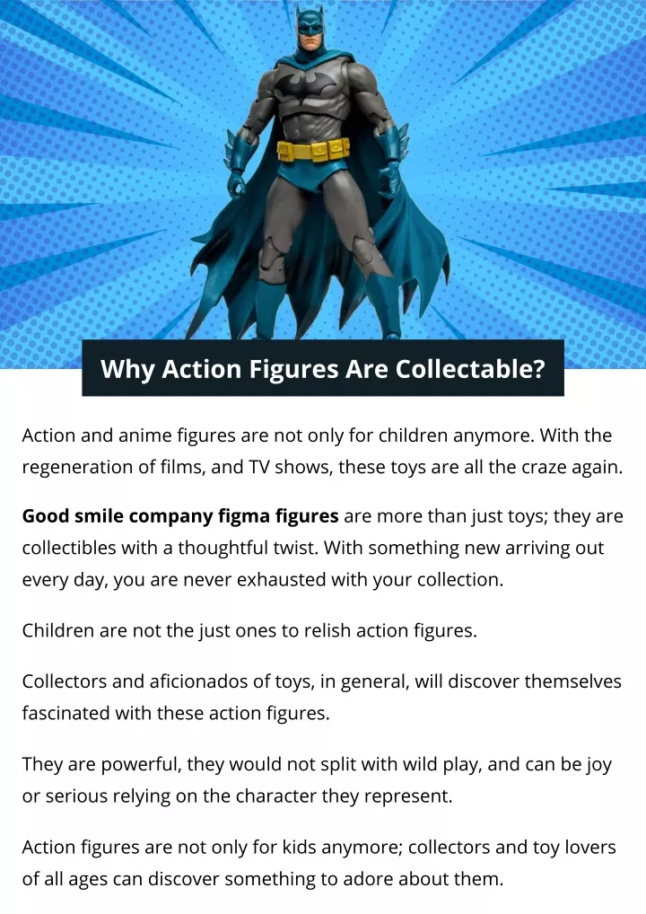 why action figures are collectable