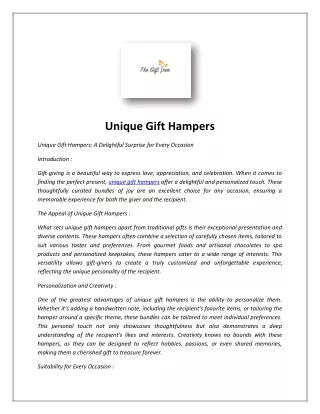 Gift Hampers Near Me - The Gift Tree