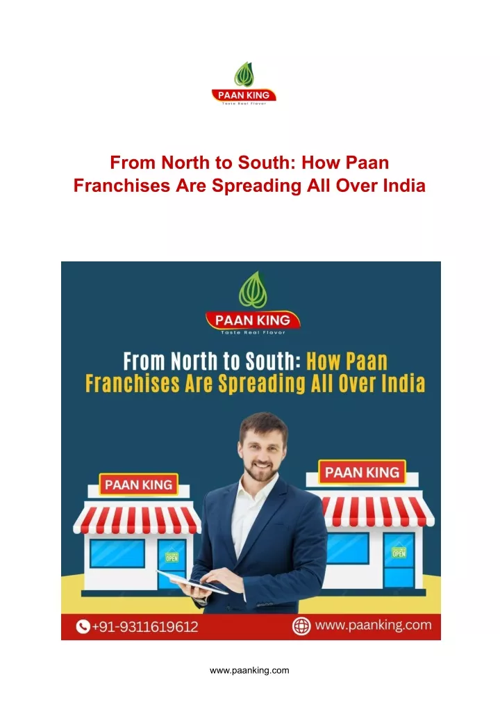 from north to south how paan franchises