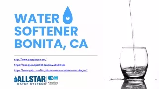 Water Softener Located in Bonita, CA