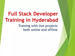 full stack developer training in hyderabad