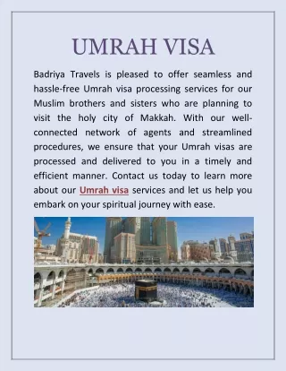 umrah visa