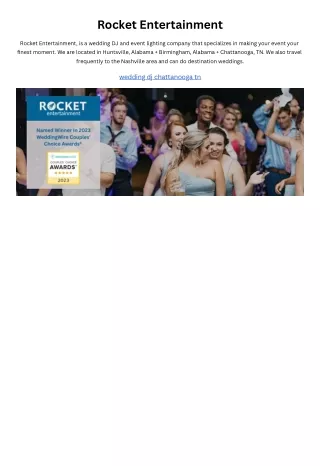 rocket entertainment