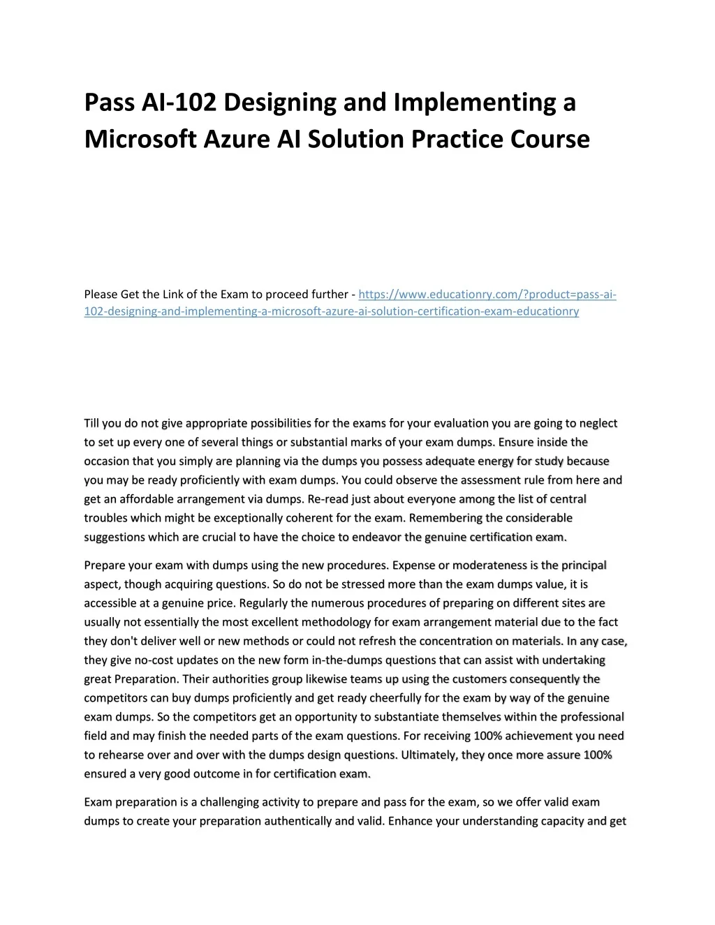 PPT AI102 Designing and Implementing a Microsoft Azure AI Solution