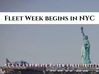 Fleet Week begins in NYC