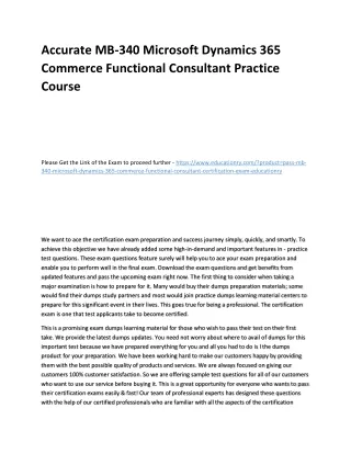 accurate mb 340 microsoft dynamics 365 commerce