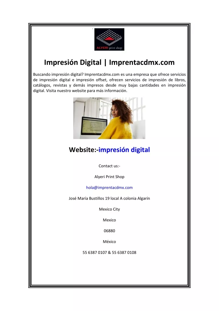 impresi n digital imprentacdmx com