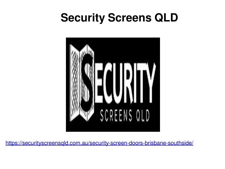 security screens qld