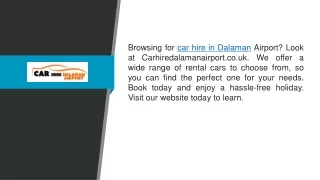 Car Hire in Dalaman  Carhiredalamanairport.co.uk