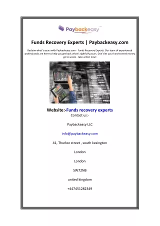funds recovery experts paybackeasy com