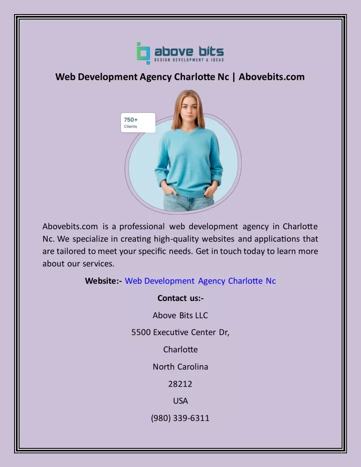 web development agency charlotte nc abovebits com