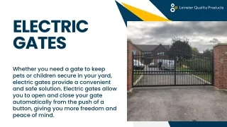 Automatic Gate at Best Price in ireland