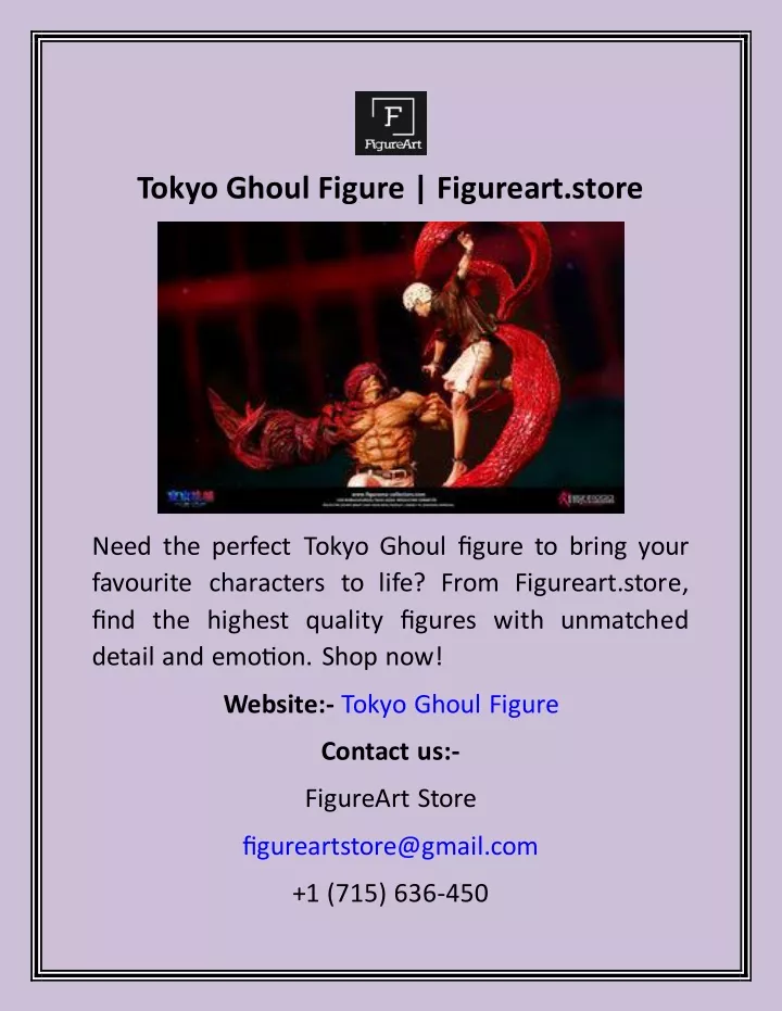 tokyo ghoul figure figureart store