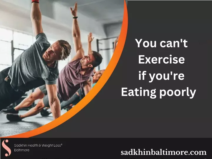 you can t exercise if you re