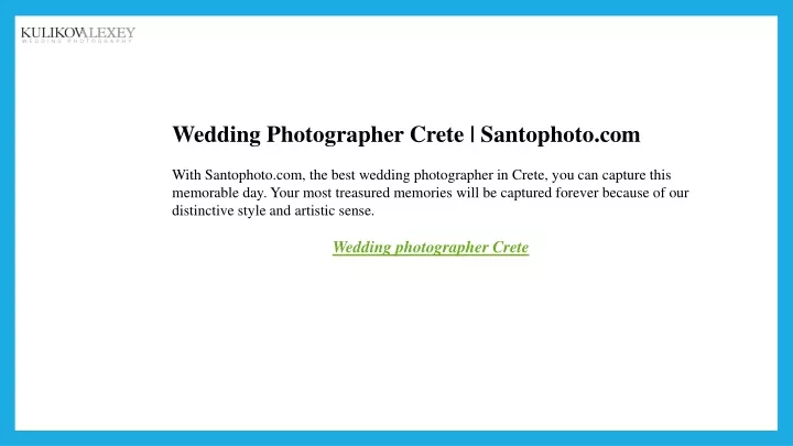 wedding photographer crete santophoto com with