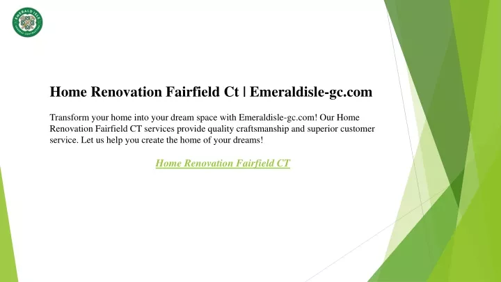 home renovation fairfield ct emeraldisle