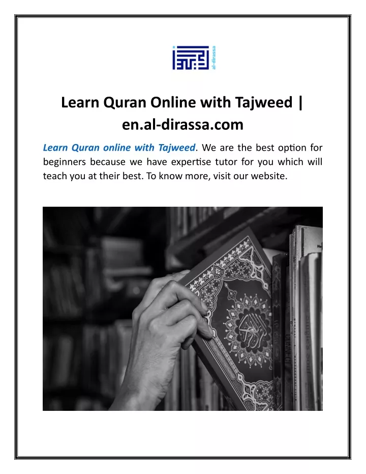 learn quran online with tajweed en al dirassa com