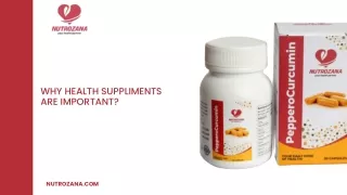 Why health suppliments are important