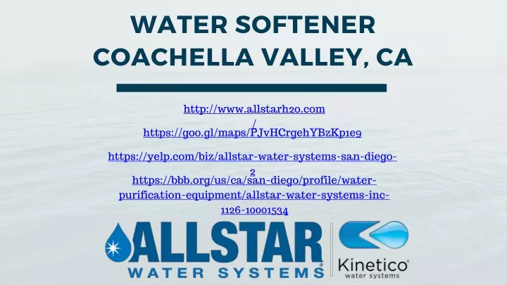water softener coachella valley ca