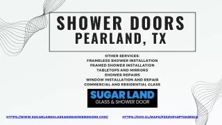 Shower Doors Pearland, TX
