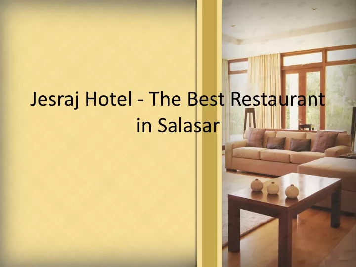 jesraj hotel the best restaurant in salasar