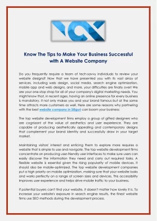 know the tips to make your business successful