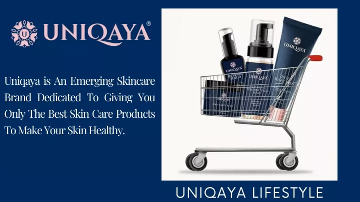 uniqaya is an emerging skincare brand dedicated