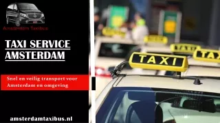 Taxi Service Amsterdam