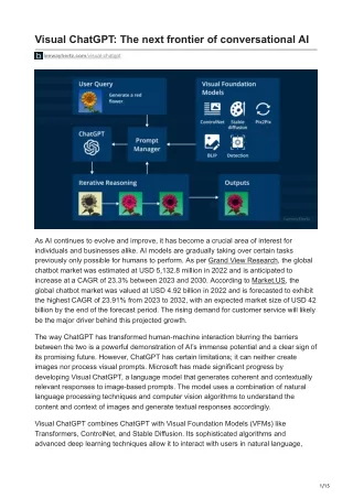 Visual ChatGPT The next frontier of conversational AI