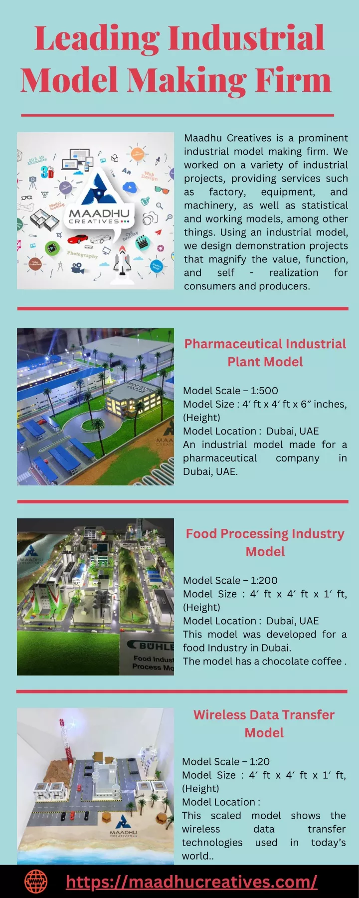 leading industrial model making firm