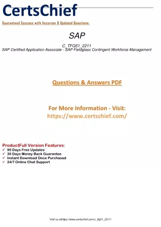 Accelerate Your Career with C_TFG51_2211 Dominate the SAP Certified Application Associate - SAP Fieldglass Contingent Wo