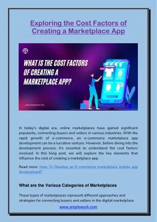 exploring the cost factors of creating