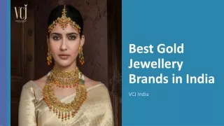 Best Gold Jewellery Brands in India