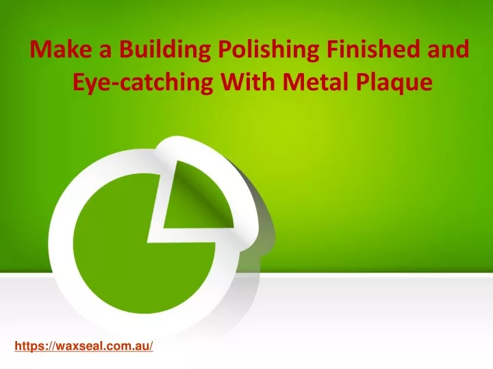 make a building polishing finished