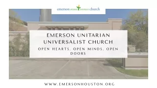 Emerson UU Open Hearts, Open Minds, Open Doors
