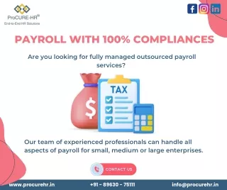 Payroll with 100% Compliances