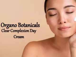 Organobotanicals Clear Complexion Day Cream