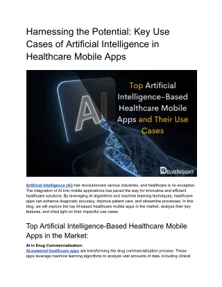 harnessing the potential key use cases