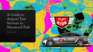 A Guide to Airport Taxi Services in Sherwood