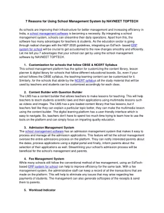 7 reasons for using school management system