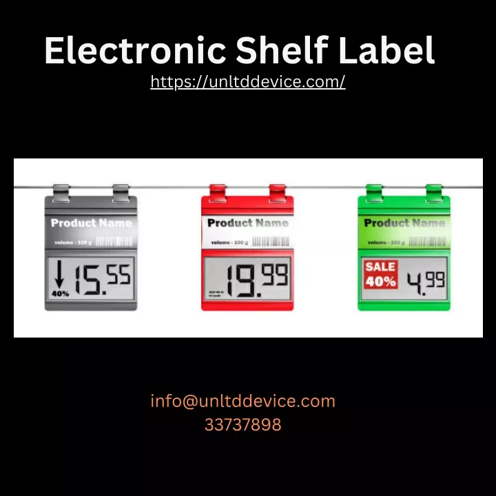 electronic shelf label https unltddevice com