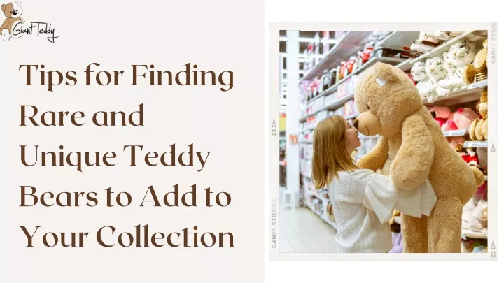 tips for finding rare and unique teddy bears