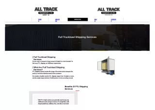 All Track Transport Company - Full Truck Loads in Surrey, BC