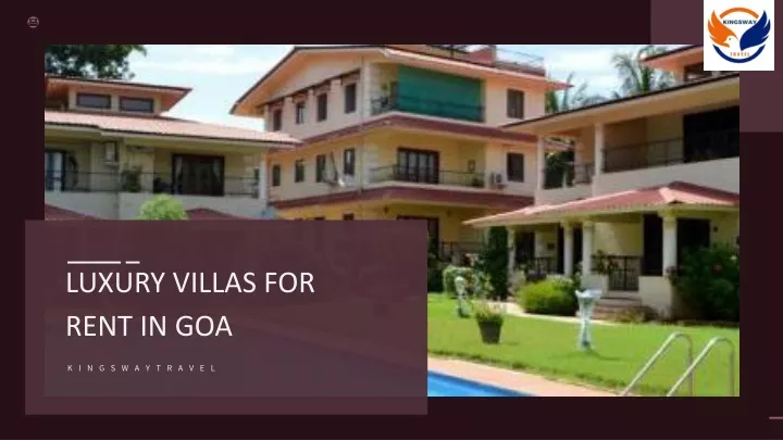 luxury villas for rent in goa