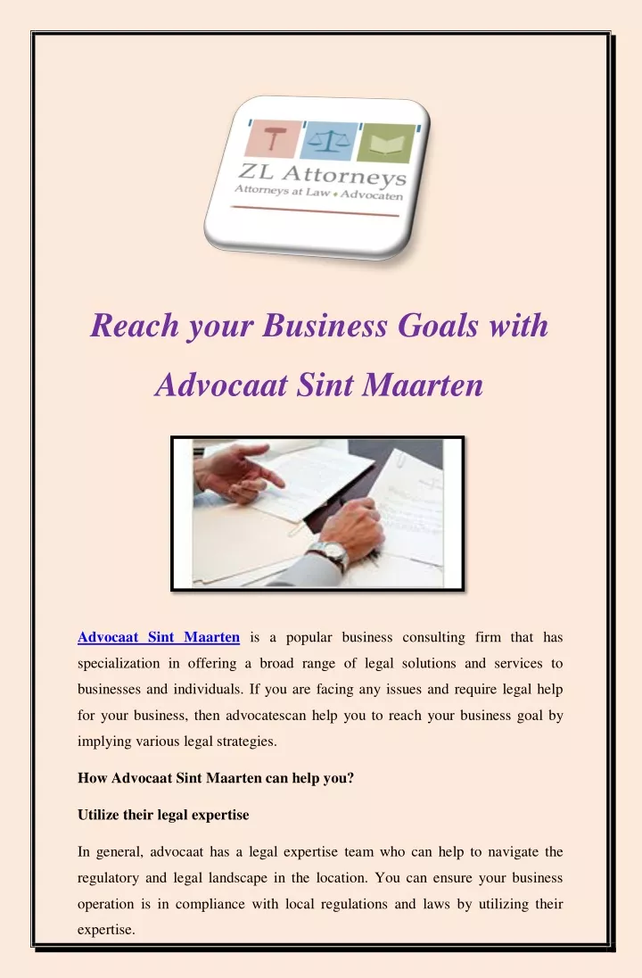 reach your business goals with
