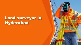 Land Surveyor in Hyderabad